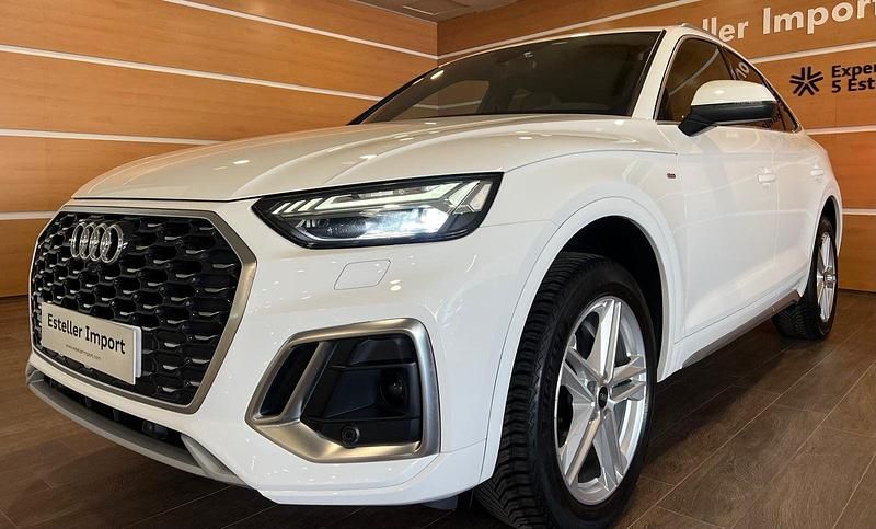 Usado Audi Q5 S-Line 204 CV (150 kW) 2021 Blanco SUV