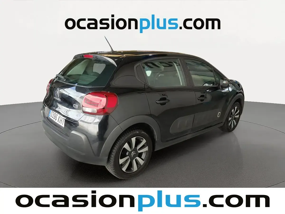 Usado Citroën C3 Feel 82 CV (60 kW) 2018 Negro Utilitario