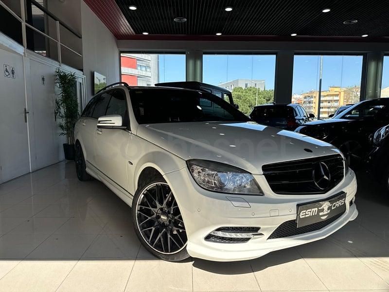 Usado Mercedes C200 Avantgarde 184 CV (135 kW) 2011 Blanco Familiar