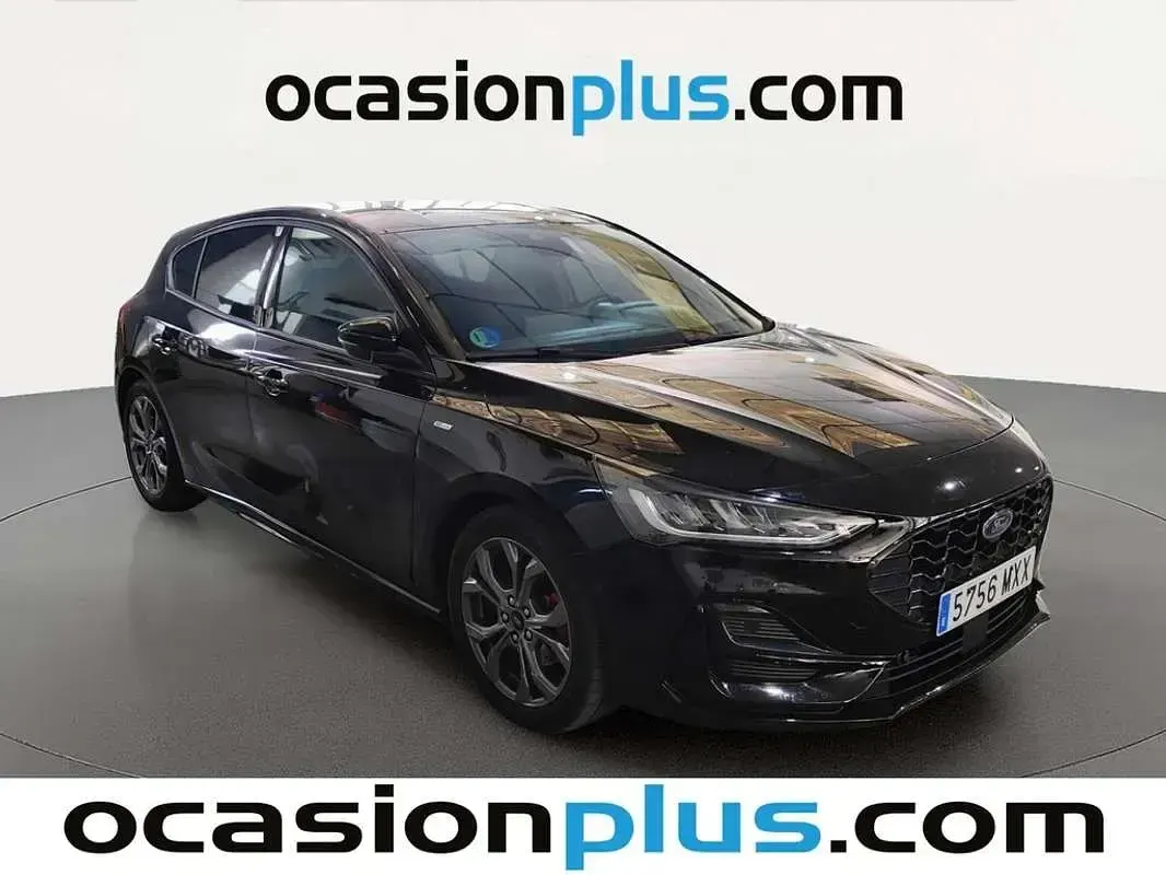 Usado Ford Focus ST-Line 125 CV (91 kW) 2025 Negro Utilitario