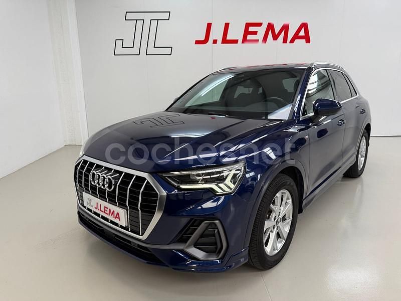 Azul Usado 2021 Audi Q3 S-Line SUV | 27.900 € (Buen precio) - Imagen 1/4