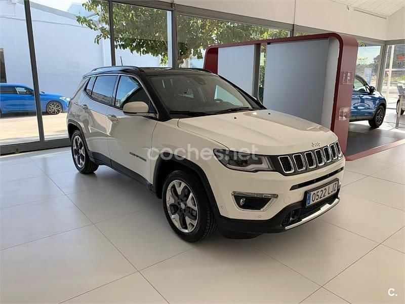 Blanco Usado 2020 Jeep Compass Limited SUV | 18.900 € (Precio justo) - Imagen 1/4