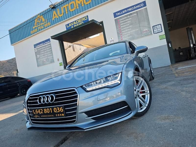 Gris / plata Usado 2018 Audi A7 Sportback S-line plus Utilitario | 31.750 € - Imagen 1/4