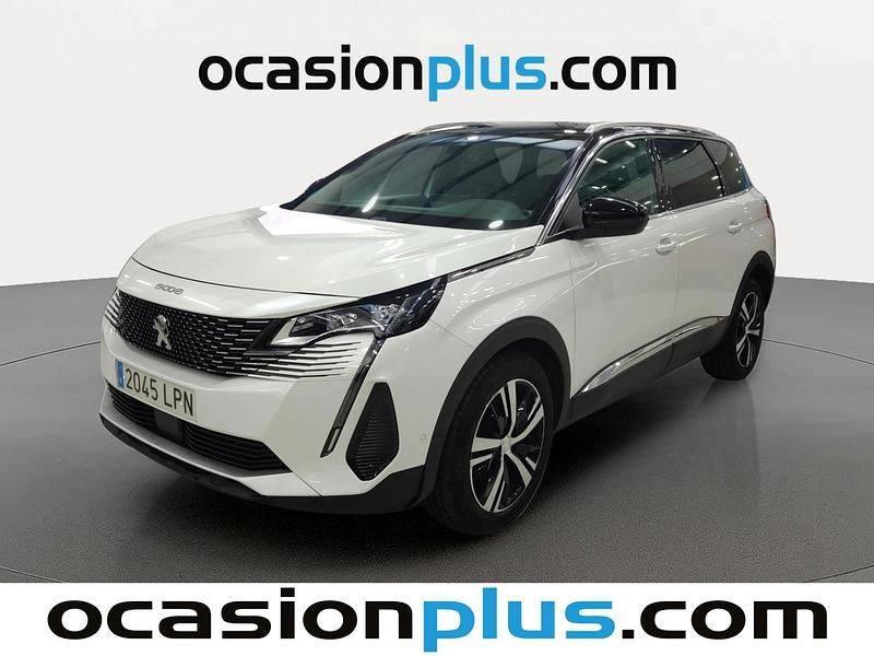 Blanco Usado 2021 Peugeot 5008 GT SUV | 20.682 € (Precio justo) - Imagen 1/4