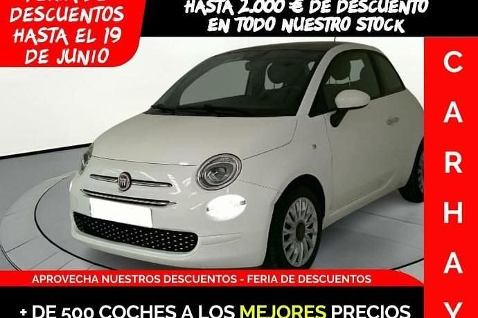 Usado Fiat 500 Lounge 71 CV (52 kW) 2020 Blanco Utilitario