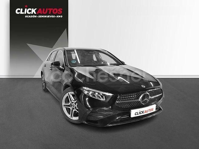 Usado Mercedes A180 AMG Line Premium 116 CV (85 kW) 2023 Negro Berlina