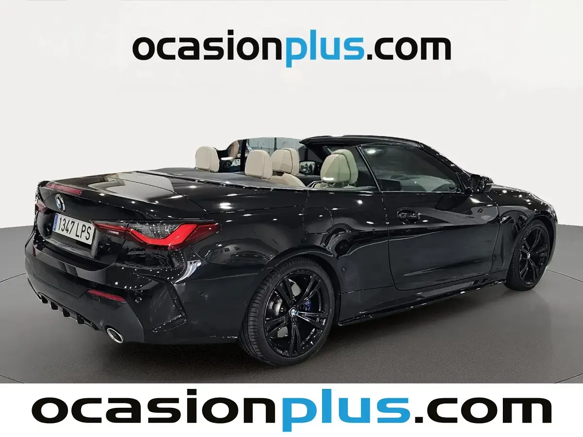 Usado BMW 420 184 CV (135 kW) 2021 Negro Descapotable