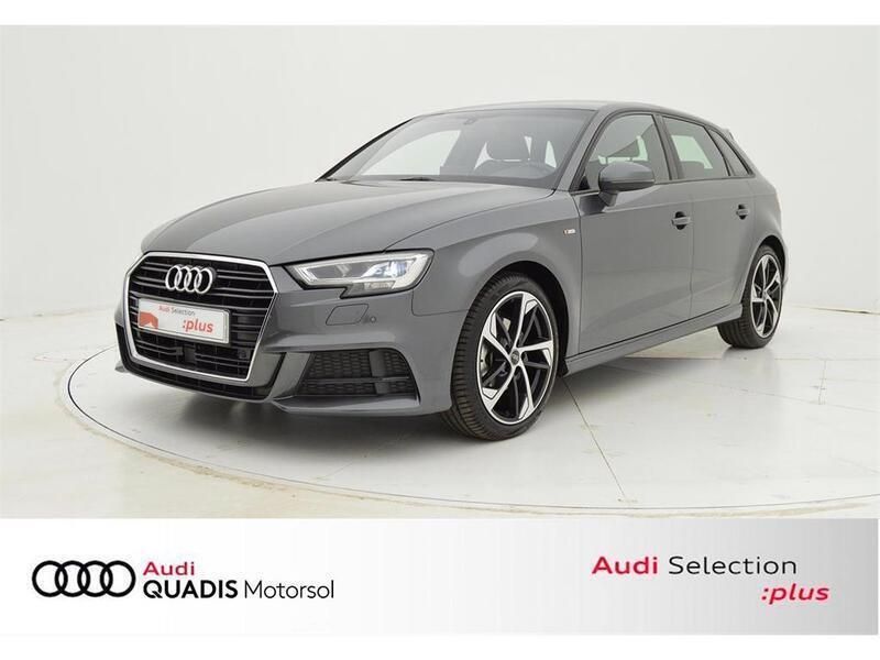 Gris daytona Usado 2019 Audi A3 Sportback Utilitario | 21.300 € (Caro) - Imagen 1/4