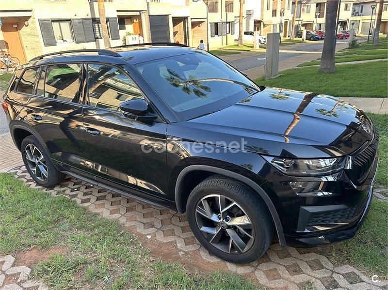 Usado Skoda Kodiaq SportLine 150 CV (110 kW) 2023 Negro SUV