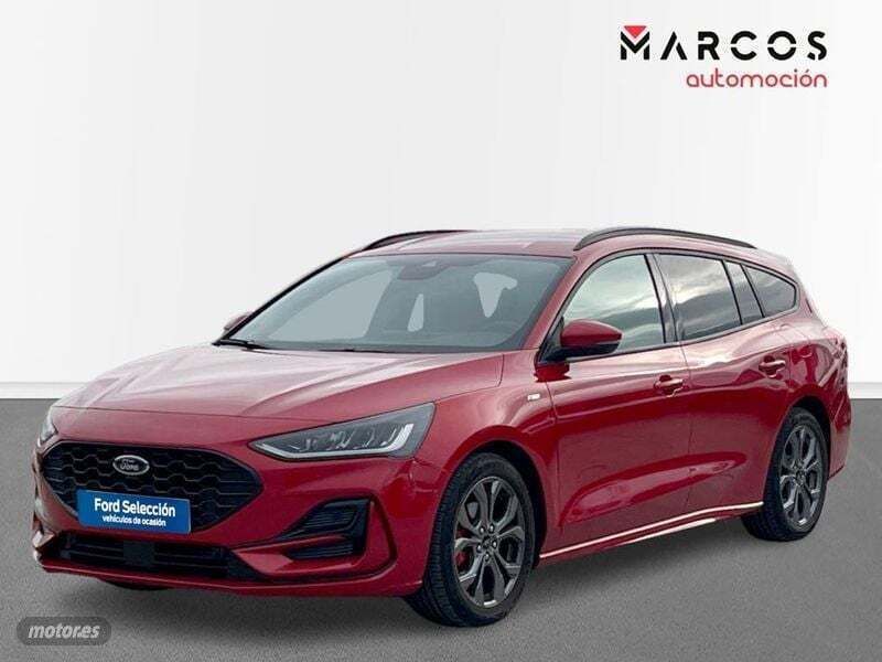 Usado Ford Focus ST-Line 125 CV (91 kW) 2024 Rojo Berlina