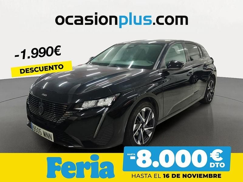 Negro Usado 2024 Peugeot 308 Allure Berlina | 21.900 € (Super precio) - Imagen 1/4