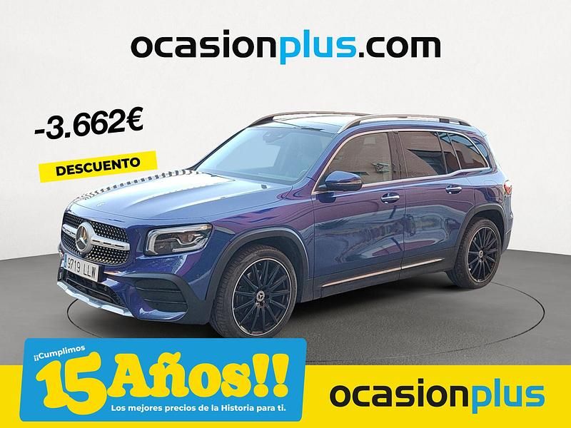 Azul Usado 2020 Mercedes GLB220 SUV | 36.990 € (Caro) - Imagen 1/3