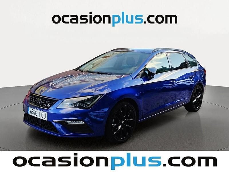 Azul Usado 2019 Seat Leon ST FR Familiar | 14.728 € (Precio justo) - Imagen 1/4