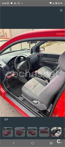 Usado Hyundai Getz 63 CV (46 kW) 2003 Rojo Utilitario