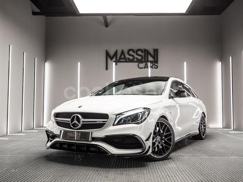 Blanco Usado 2017 Mercedes CLA45 AMG Shooting Brake Familiar | 29.999 € (Precio justo) - Imagen 1/4