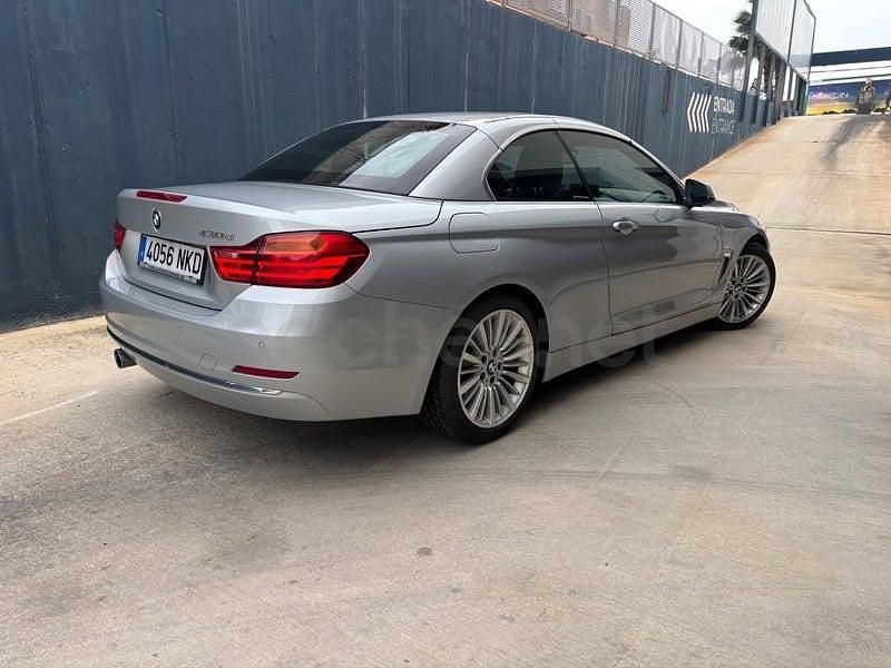 Usado BMW 430 Cabriolet Sport Line 258 CV (189 kW) 2014 Gris / plata Descapotable