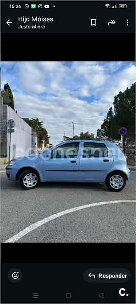 Usado Fiat Punto Dynamic 60 CV (44 kW) 2005 Azul Utilitario