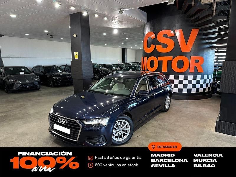 Azul Usado 2019 Audi A6 Familiar | 23.950 € (Precio justo) - Imagen 1/4