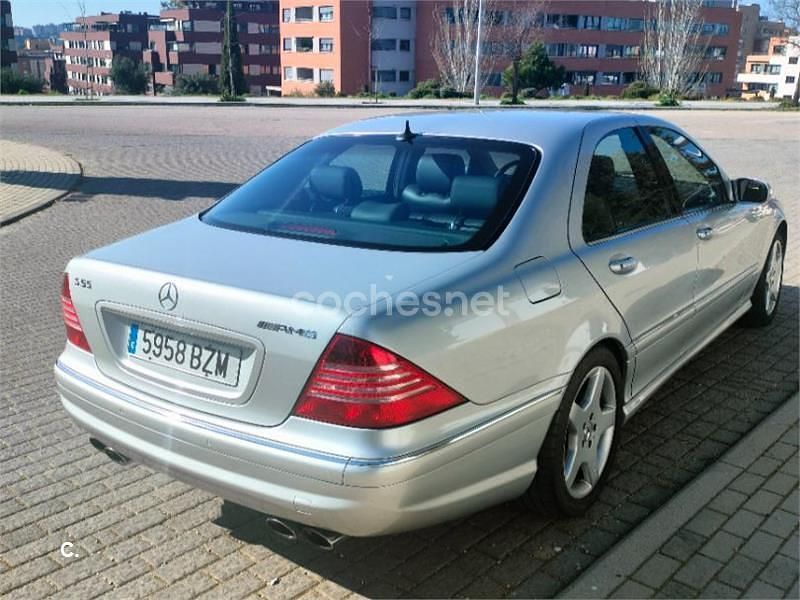 Usado Mercedes S55 AMG AMG 500 CV (367 kW) 2002 Gris / plata Berlina