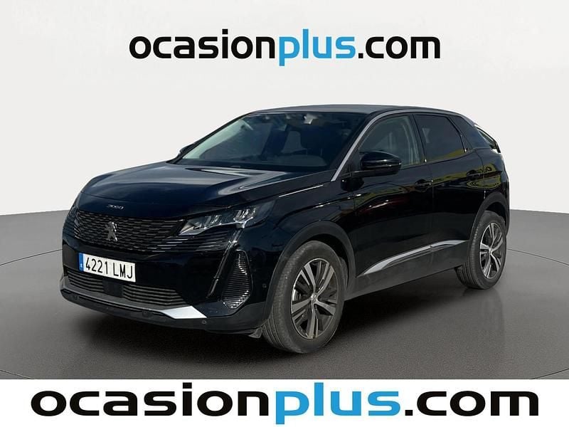 Negro Usado 2021 Peugeot 3008 Allure SUV | 18.500 € (Buen precio) - Imagen 1/4