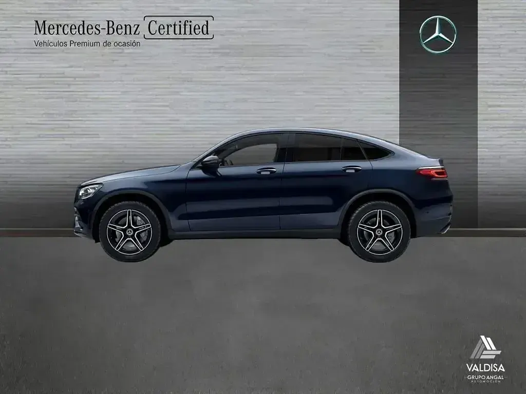 Usado Mercedes GLC300e AMG line 306 CV (225 kW) 2021 Azul cavansita SUV