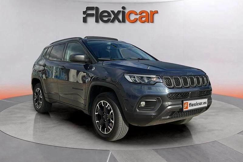 Azul Usado 2021 Jeep Compass SUV | 18.890 € (Precio justo) - Imagen 1/4