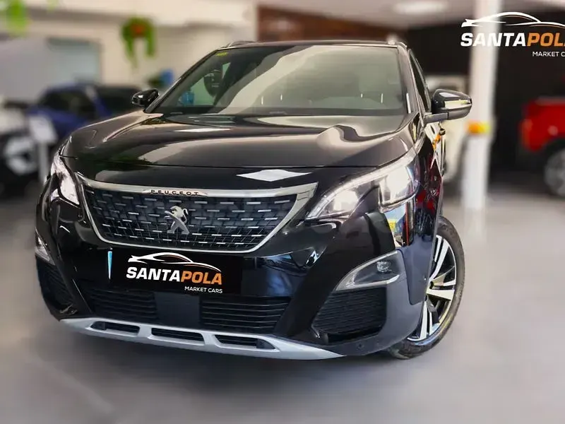 Usado Peugeot 5008 GT-line 130 CV (95 kW) 2018 Negro SUV