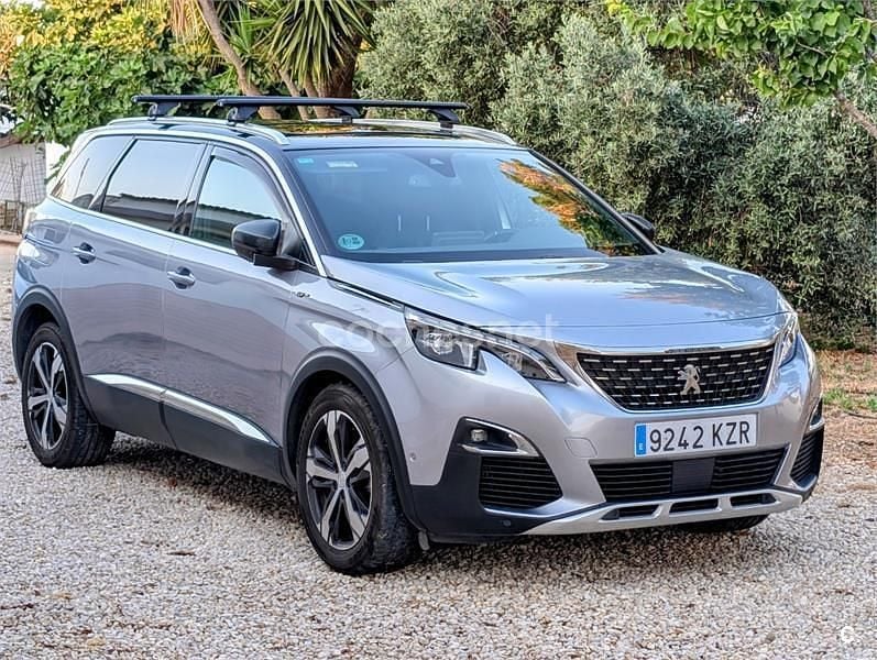 Gris / plata Usado 2019 Peugeot 5008 GT SUV | 23.500 € (Precio justo) - Imagen 1/4