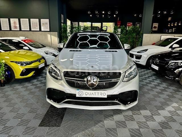 Usado Mercedes GLE63 AMG 585 CV (430 kW) 2018 Gris / plata Coupe