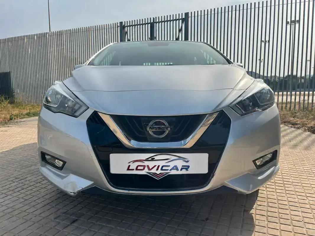 Usado Nissan Micra Visia 73 CV (53 kW) 2017 Gris Utilitario