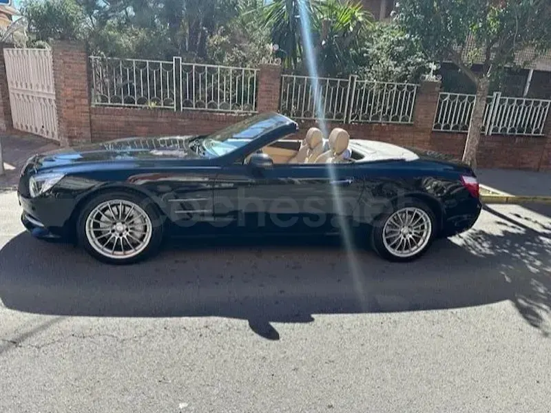 Usado Mercedes SL350 AMG Edition 1 306 CV (225 kW) 2013 Negro Descapotable