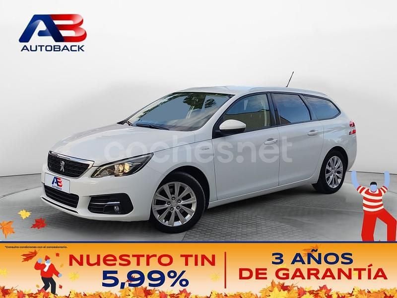 Blanco Usado 2020 Peugeot 308 Style Familiar | 10.750 € (Precio justo) - Imagen 1/2
