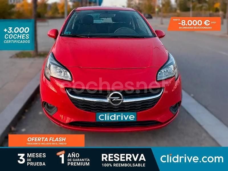 Usado Opel Corsa Selective 90 CV (66 kW) 2017 Rojo Berlina