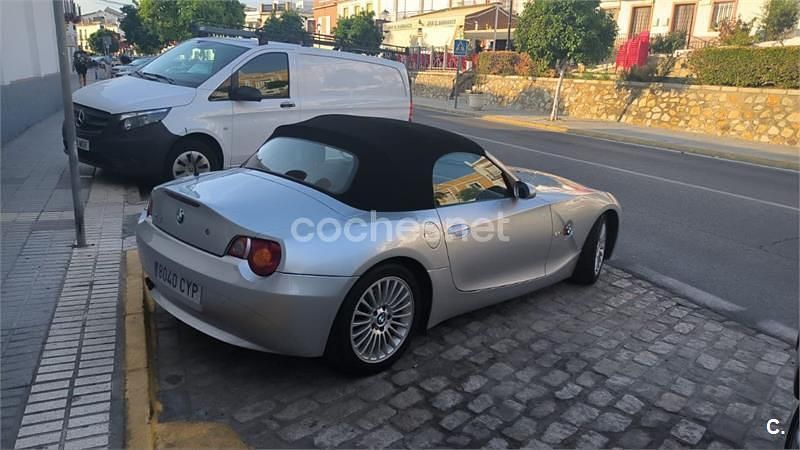 Usado BMW Z4 192 CV (141 kW) 2004 Gris / plata Descapotable