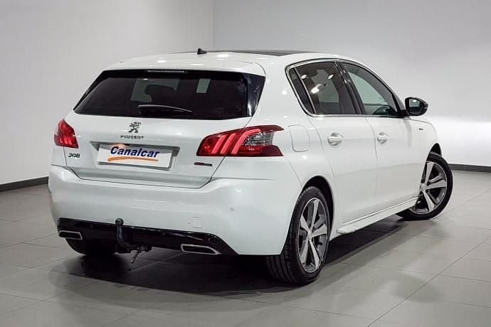 Usado Peugeot 308 GT-line 131 CV (96 kW) 2018 Blanco Utilitario