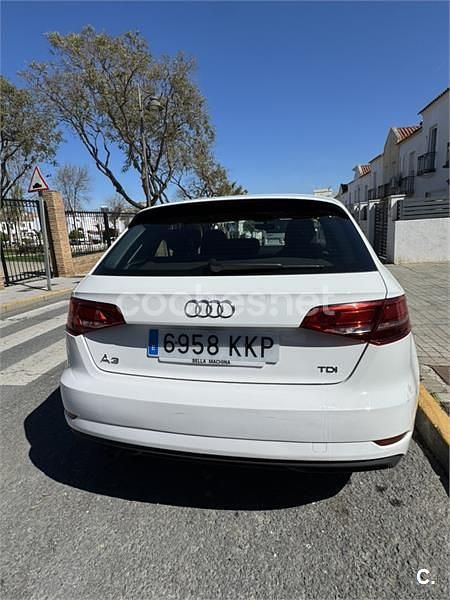 Brugt Audi A3 Sport 116 HK (85 kW) 2018 Hvid Sedan