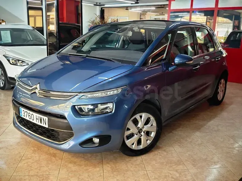 Usado Citroën C4 Picasso Intensive 115 CV (84 kW) 2014 Azul Monovolumen