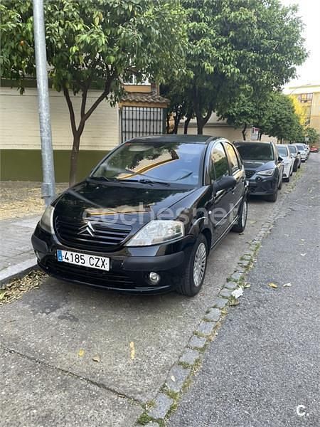 Usado Citroën C3 92 CV (67 kW) 2004 Negro Berlina