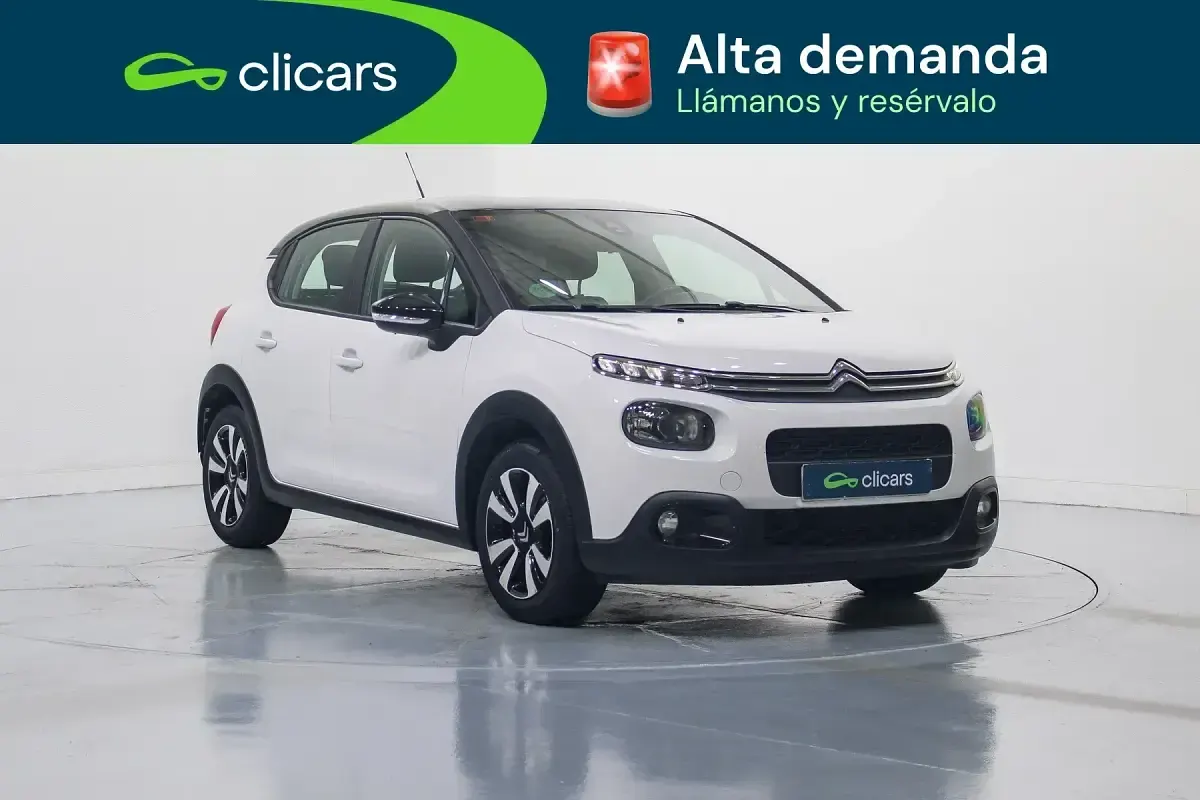 Usado Citroën C3 Feel 110 CV (80 kW) 2018 Blanco Utilitario