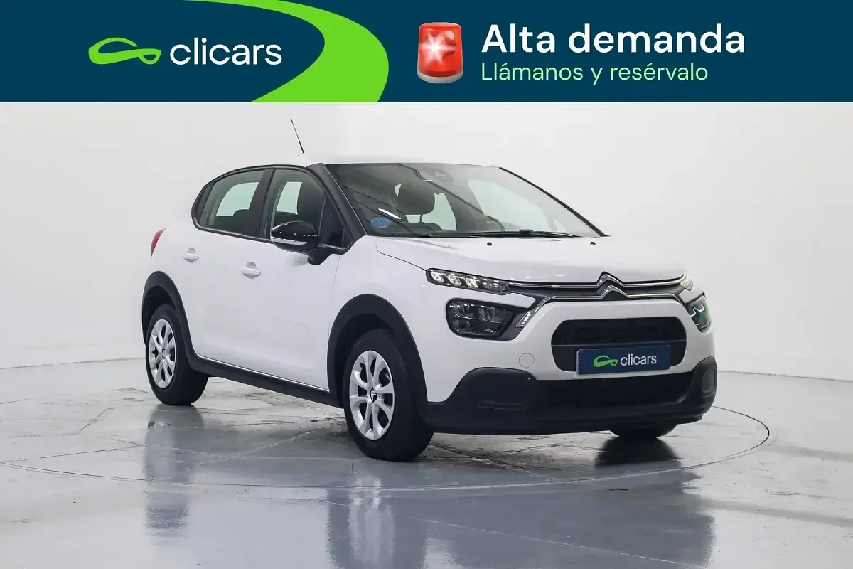 Usado Citroën C3 Live 83 CV (61 kW) 2022 Blanco Utilitario