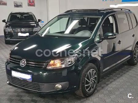 Usado VW Touran Sportline 140 CV (102 kW) 2015 Verde Monovolumen