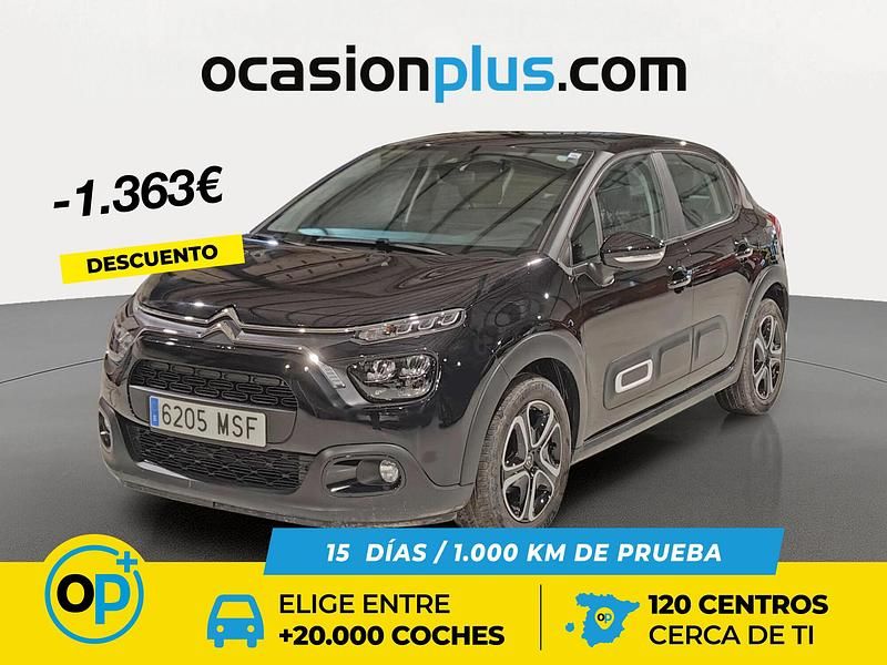 Negro Usado 2024 Citroën C3 Berlina | 13.900 € (Precio justo) - Imagen 1/4