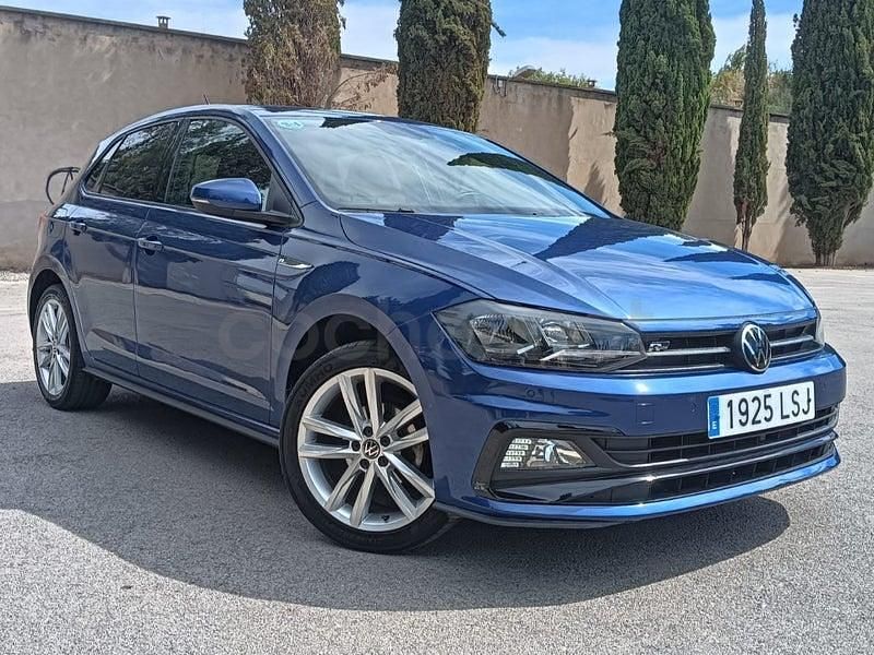 Usado VW Polo R-line 95 CV (69 kW) 2021 Azul Utilitario