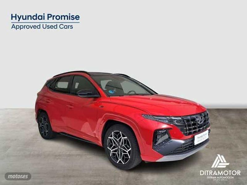 Usado Hyundai Tucson N Line 136 CV (100 kW) 2023 Rojo SUV
