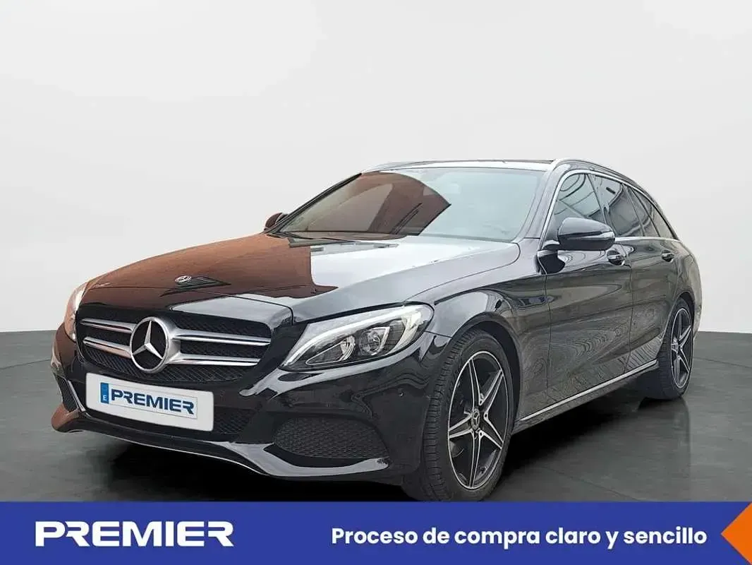 Usado Mercedes C220 170 CV (125 kW) 2017 Negro Familiar
