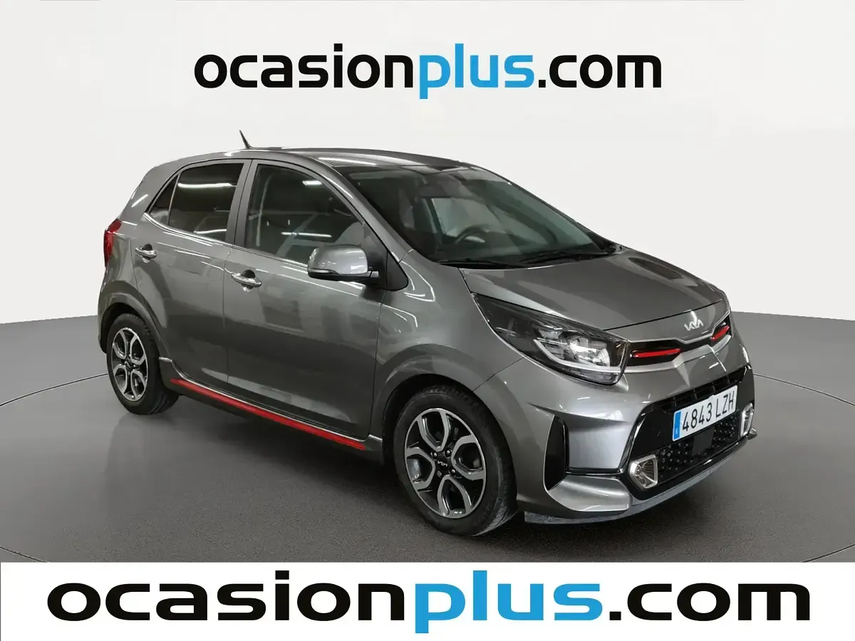 Usado Kia Picanto GT-Line 84 CV (61 kW) 2022 Gris Utilitario