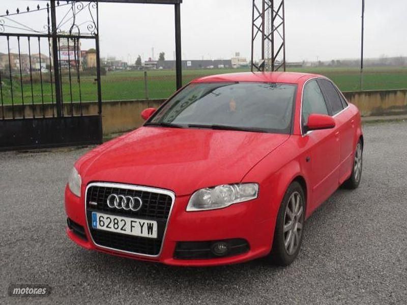 Usado Audi A4 Advanced 143 CV (105 kW) 2008 Rojo Berlina
