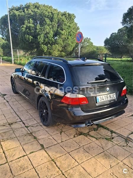 Usado BMW 525 177 CV (130 kW) 2008 Negro Familiar