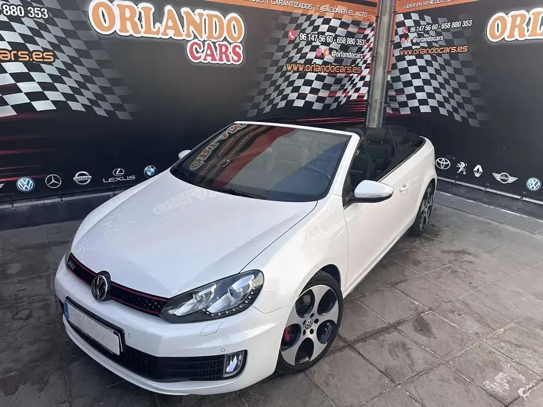 Usado VW Golf Cabriolet GTI 211 CV (155 kW) 2012 Blanco Descapotable