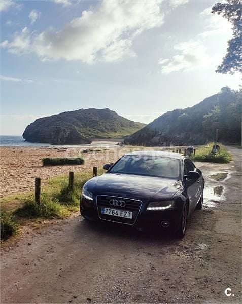 Usado Audi A5 190 CV (139 kW) 2008 Azul Coupe